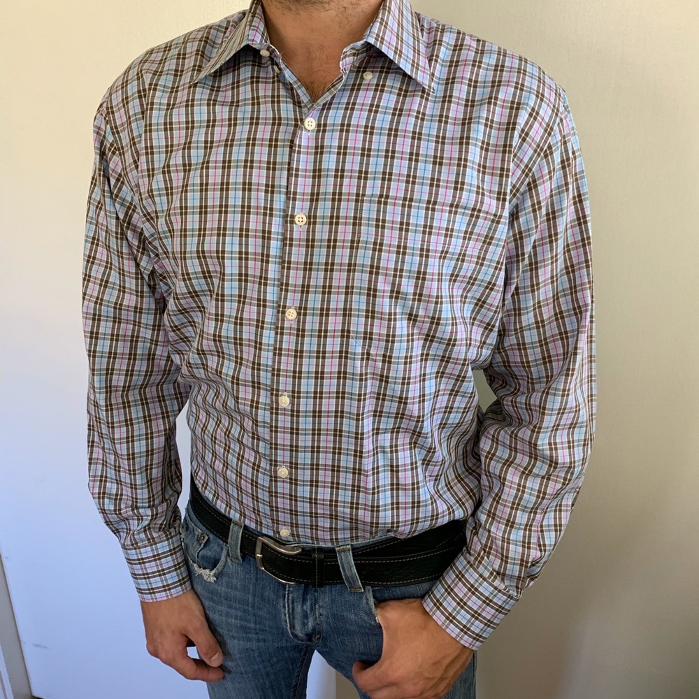 Peter Millar Button Down Shirt Men’s L
